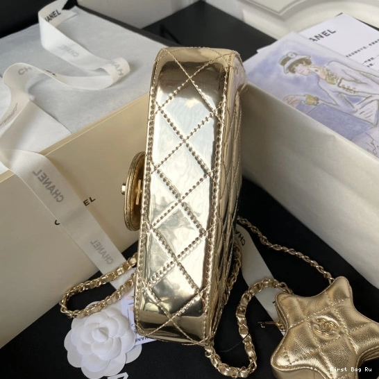 First Bag Ru PURSE COIN STAR & CHANEL BAG FLAP MINI 0821